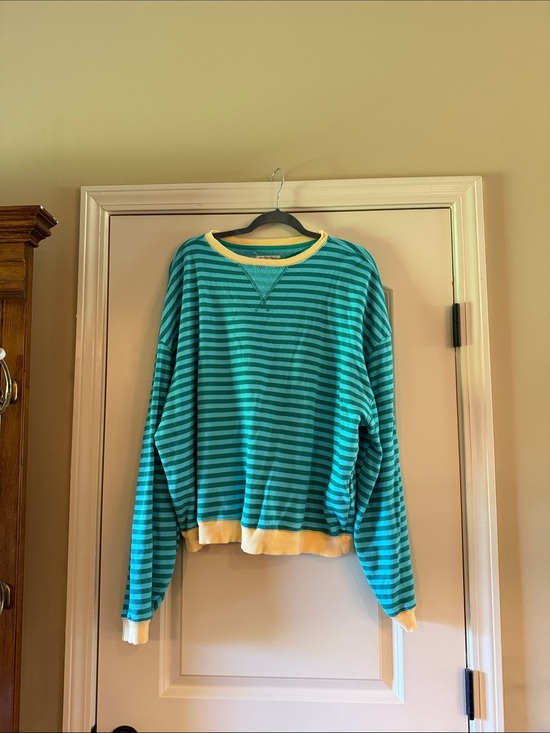 Free People Tops - We the Free Classic Striped Oversized Crewneck